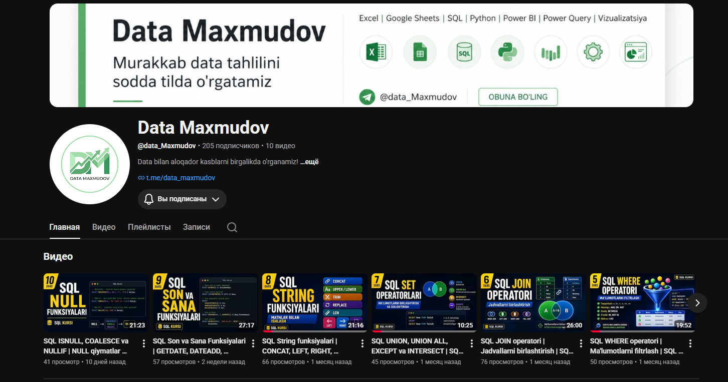 Data Maxmudov